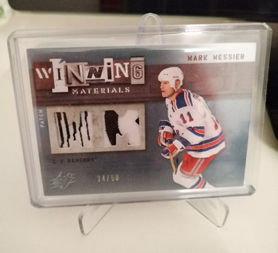 2009-10 spx Mark Messier Winning Materials Patch /50