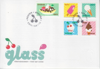 Ruotsi FDC 2011 glass