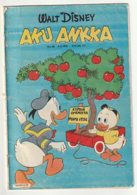 Aku Ankka 36/1979 Naapurukset Tukkanuottasilla