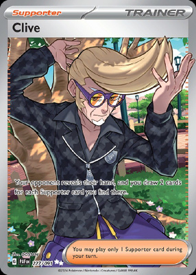 Clive 227/091 - Paldean Fates - NM/M