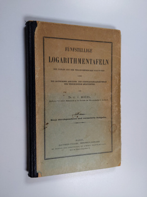 G. J. Houel : Funfstellige Logarithmentafeln : der Zahlen...