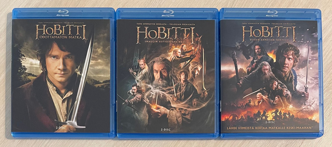 Hobitti Trilogia (2012-2014) 2-levyn julkaisut (UUSI)