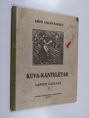 Kirsti (kuvitt.) Gallen-Kallela : Kuva-Kanteletar 1 : Las...