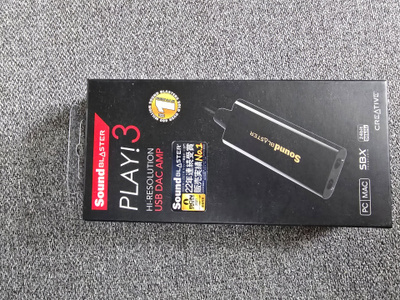 Creative Sound Blaster PLAY! 3 -USB-DAC-äänikortti