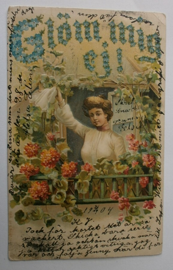 Ethän unohda minua! Koristeltu vanha pk, p. 1904