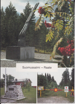 Suomussalmi, Raate, sommitelmakortti. e133