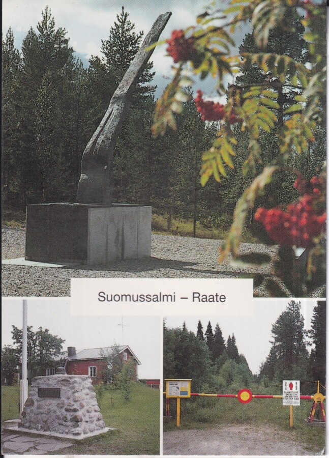 Suomussalmi, Raate, sommitelmakortti.     e133