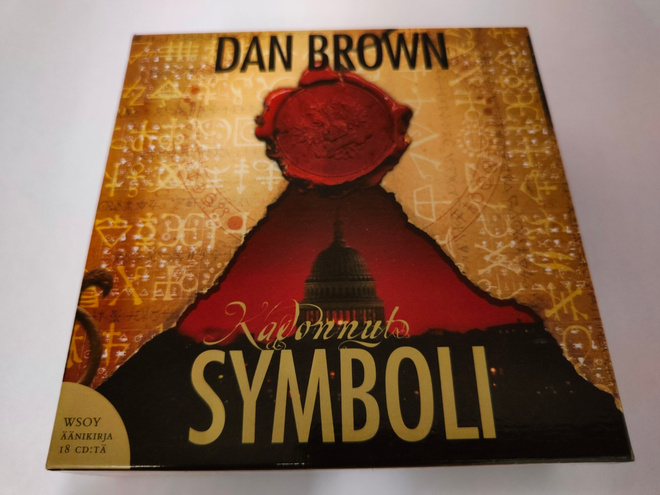 Dan Brown - Kadonnut Symboli - Äänikirja 18 CD-levyä - WSOY