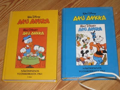 Aku Ankka näköispainos 1961 I-II