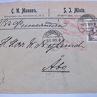 VANHA Firmakuori Venäjä-Suomi 1916 Romanov Merkki Sensuuri y - pikkukuva 1