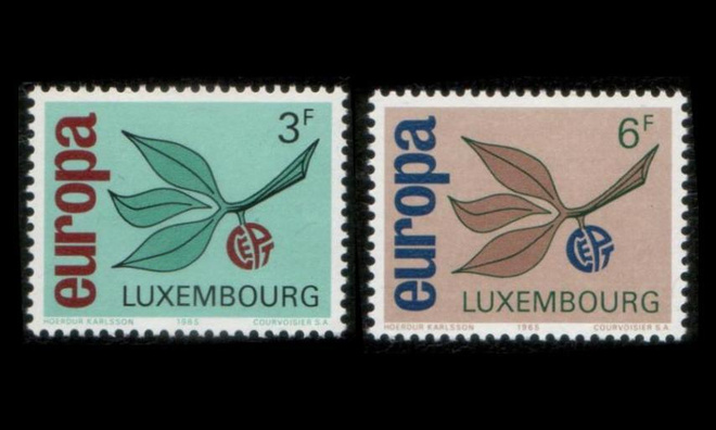 Luxemburg 715-6 ** Europa (1965)