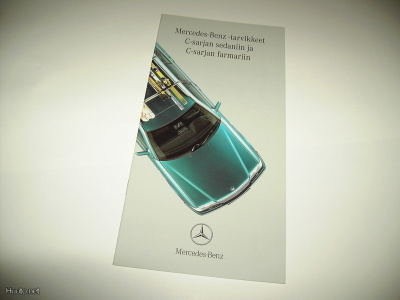 Myyntiesite - Mercedes-Benz tarvikkeet C-sarja - 3/1999
