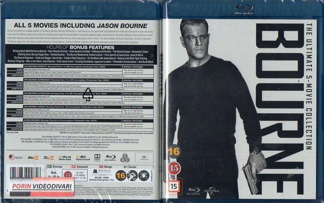 Bourne Ultimate 5 Movie Collection	(53 787)	UUSI	-FI-	BLU-RA