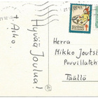 Tub Joulumerkki 1959, Mäenlaskija kortilla - pikkukuva 1