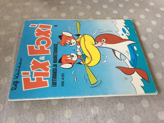 FIX JA FOXI 1/1972 ENSIMMÄINEN NUMERO HYVÄ