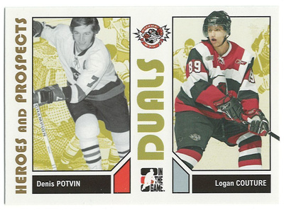 07-08 ITG Heroes and Prospects Duals #95 D.Potvin/L.Couture