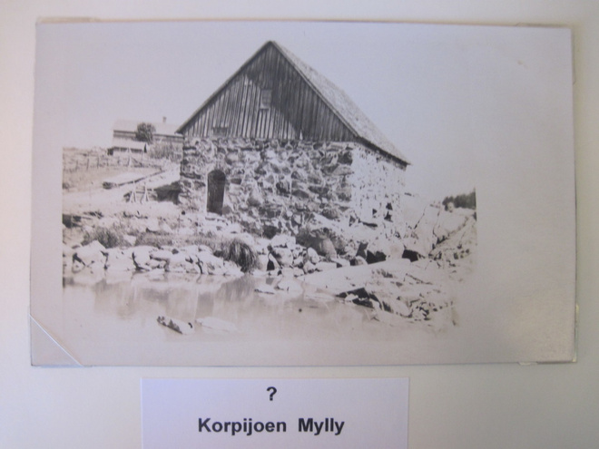 VANHA Postikortti Lieto Korpijoki Mylly 1920-l