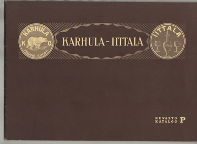 Karhula-Iittala, Kuvasto painetuista talouslaseista, np.1922