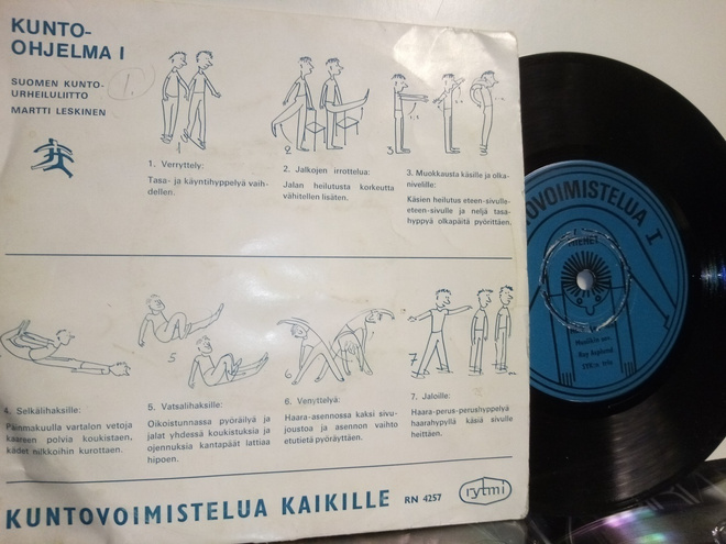 EP 7" :  KUNTOVOIMISTELUA I-II ( SIS POSTIKULU)