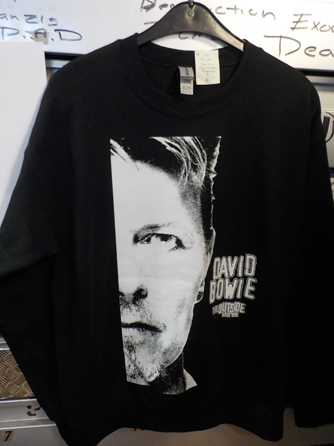 DAVID BOWIE UUSI COLLEGE PAITA KOKO M (W)