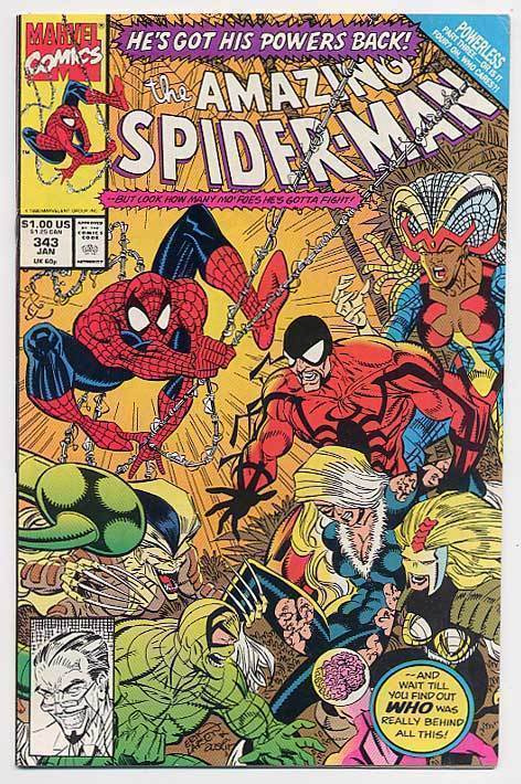 The Amazing Spider-Man #343 (Marvel, January 1991)