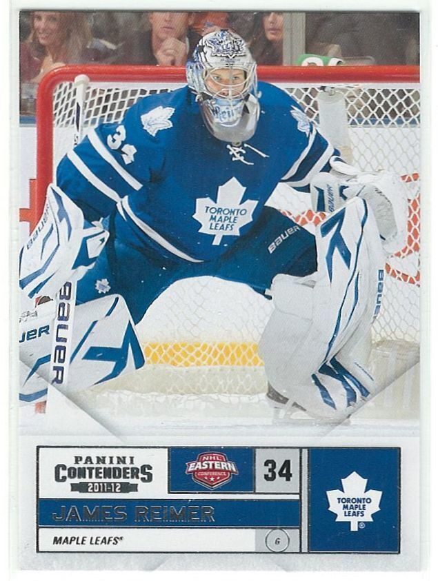 11-12 Panini Playoff Contenders #79 James Reimer