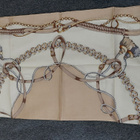 Silkkihuivi 86 cm ruskea / beige / vaalea / harmaa - pikkukuva 2