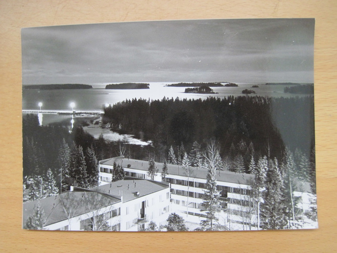 VANHA Postikortti Espoo Tapiola 1950-l Alkup. Mallikappale