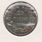 25 penniä 1901 hop. - pikkukuva 1