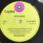 THE BEACH BOYS ~ Live In London ~ LP - pikkukuva 4