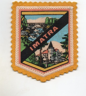Imatra Matkailu /hihamerkki (kangasta)