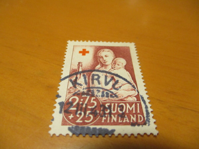 1941 PR 2,75mk hyväl Kirvu - 1943