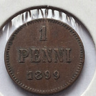 Erittäin siisti 1 Pennin raha vuodelta 1899,Kts! - pikkukuva 1