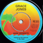 GRACE JONES: Demolition Man * Warm Leatherette * UK 1981 - pikkukuva 2