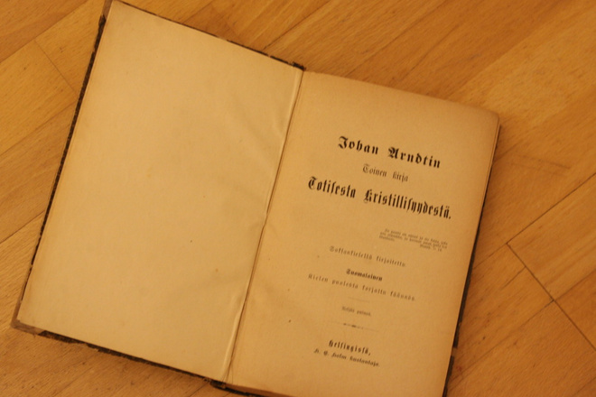 Johan Arndt Totisesta kristillisyydestä Toinen kirja C3