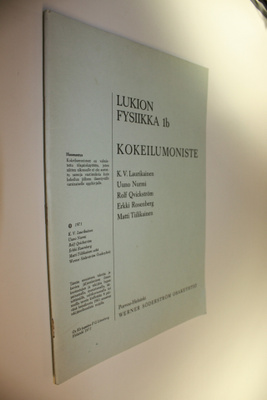 Lukion fysiikka 1b ; kokeilumoniste