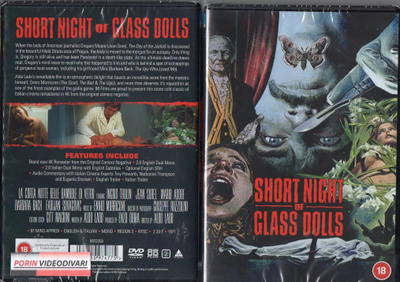 Short Night Of Glass Dolls (33 240) UUSI -GB- DVD 1971