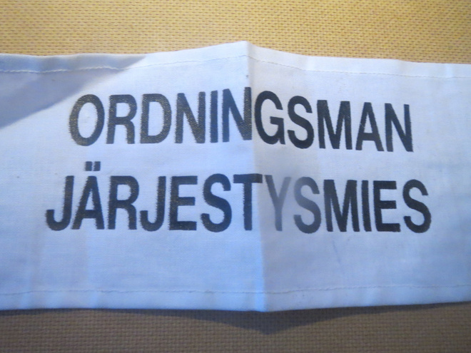 Käsivarsinauha - "Järjestysmies"