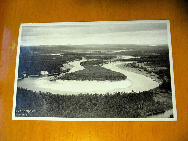 Inari Ivalonjoen mutka - 1950