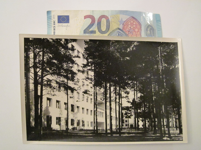 Postikortin Alkup. Valokuva Mikä Paikkakunta? 1950-l