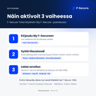 F-Secure Total 3 laitetta 12 kk – virustorjunta + VPN avain - pikkukuva 3