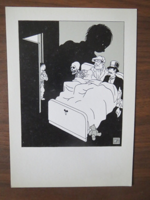 Joost Swarte: Une carte de la serie 10 angoisses sarjakuvak.