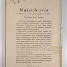 Muistikuvia : suomalaisia kulttuurimuistelmia 1 - pikkukuva 2