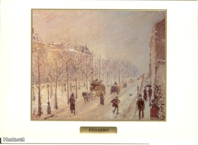 Camille Pissaro: The Boulevards Under Snow #886
