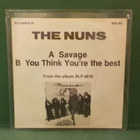 THE NUNS - SAVAGE EX+/EX+ FIN -81 7" SINGLE - pikkukuva 2