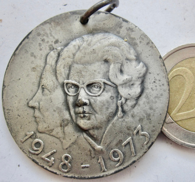 VANHA Mitali Hollanti Alankomaat Kuningatar Juliana1948-1973