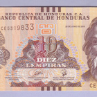Honduras 10 Lempiras v.2019 UNC P-99d - pikkukuva 1