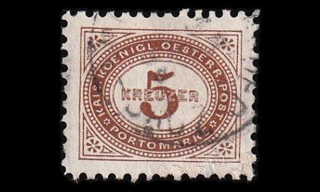 Itävalta P_4A o Porto 5 Kr (L10½) (1894)