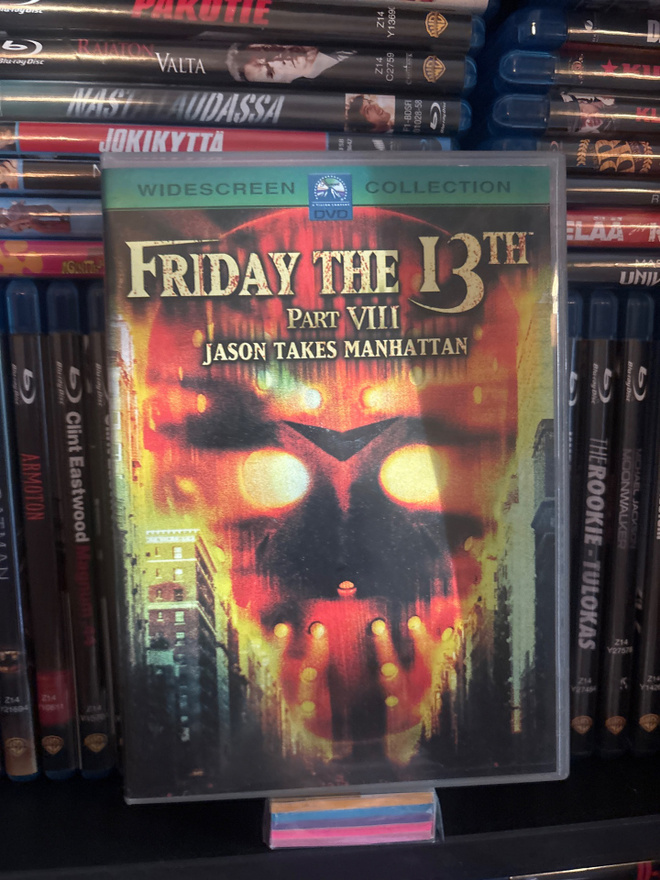 Perjantai 13: VIII jason takes manhattan (1989) suomijulkais