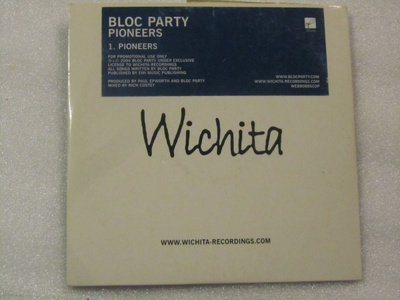Bloc Party • Pioneers PROMO CD-Single